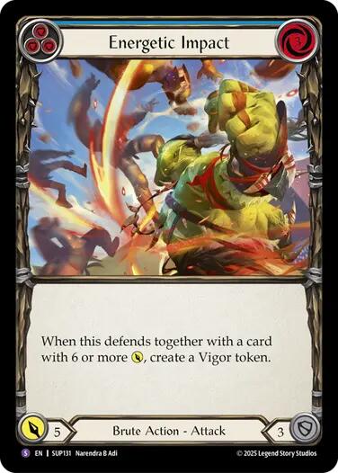 Energetic Impact [SUP131] [Super Slam] Rainbow Foil