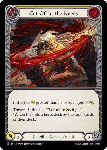 Cut Off at the Knees [SUP173] [Super Slam] Rainbow Foil