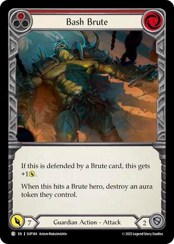 Bash Brute [SUP184] [Super Slam] Rainbow Foil