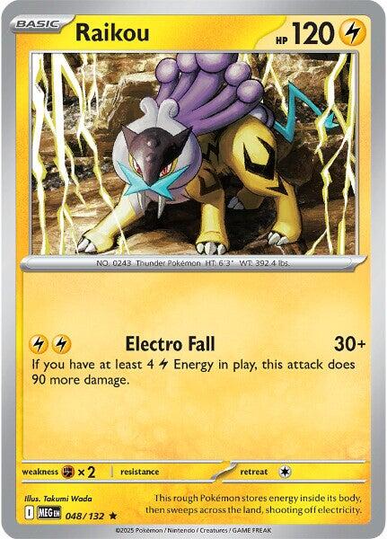 Raikou [048/132] [Mega Evolution] Reverse Holofoil