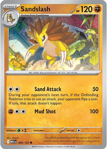 Sandslash [069/132] [Mega Evolution] Reverse Holofoil