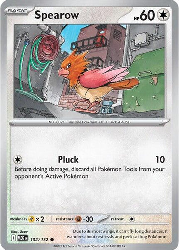 Spearow [102/132] [Mega Evolution] Reverse Holofoil
