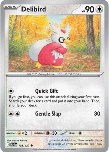 Delibird [105/132] [Mega Evolution] Reverse Holofoil