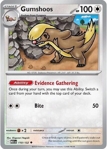 Gumshoos [110/132] [Mega Evolution] Reverse Holofoil