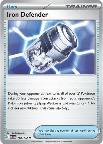 Iron Defender [118/132] [Mega Evolution] Reverse Holofoil