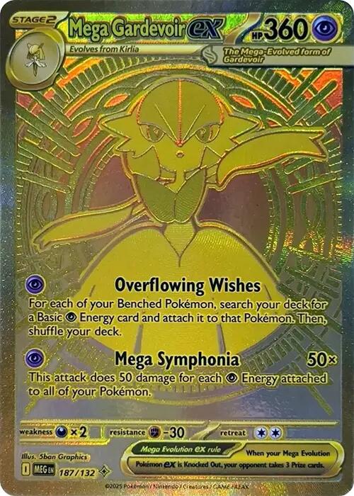 Mega Gardevoir ex [187/132] [Mega Evolution] Holofoil