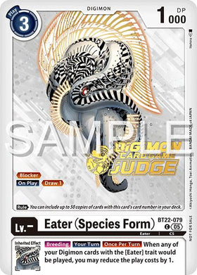 Eater (Species Form) (Judge Pack 2025 Wave 2) [BT22-079 C] [Cyber Eden] Foil