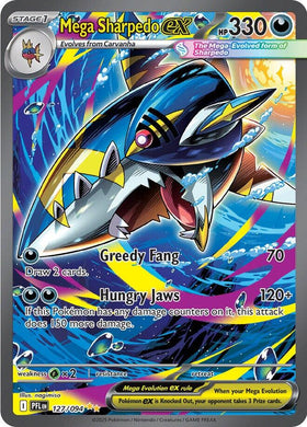Mega Sharpedo ex [127/094] [Phantasmal Flames] Holofoil
