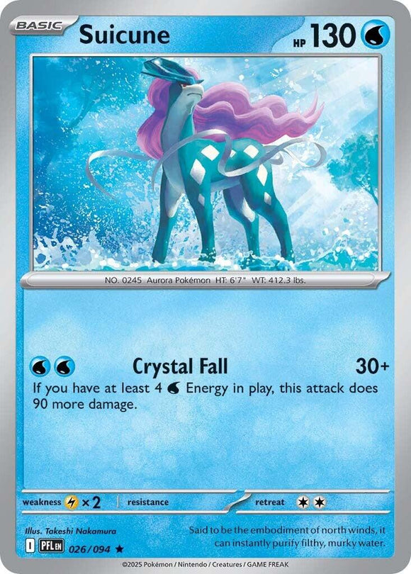 Suicune [026/094] [Phantasmal Flames] Reverse Holofoil