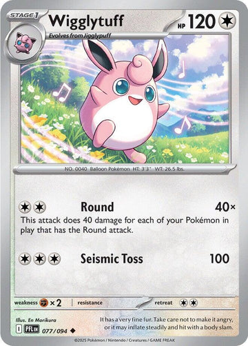 Wigglytuff [077/094] [Phantasmal Flames] Reverse Holofoil
