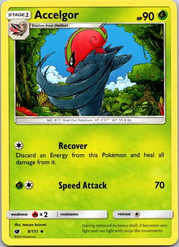 Accelgor [9/111] [Crimson Invasion] Reverse Holofoil