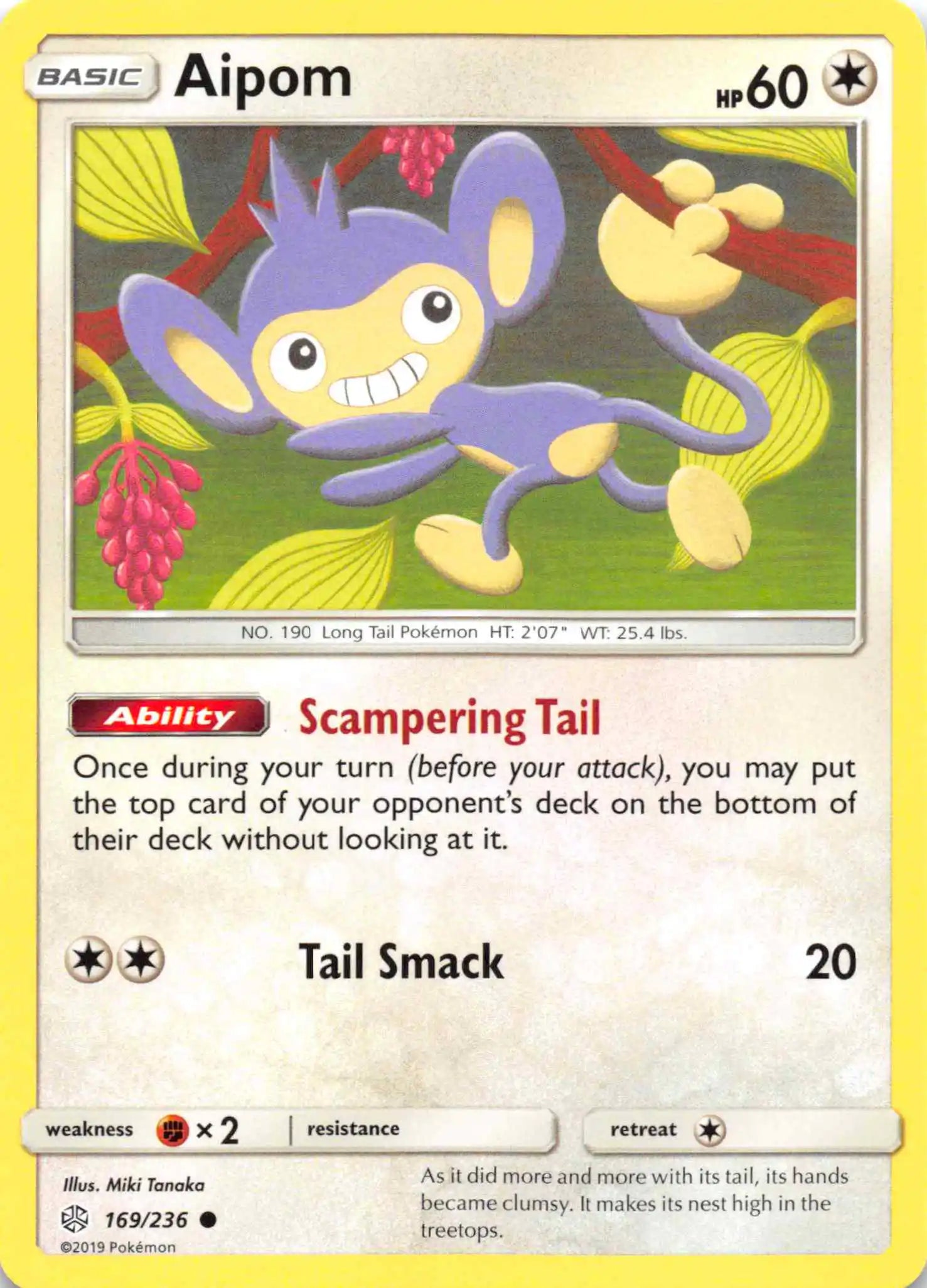 Aipom [169/236] [Cosmic Eclipse]