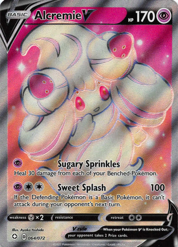 Alcremie V (Full Art) [064/072] [Shining Fates] Holofoil