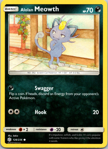 Alolan Meowth [128/236] [Cosmic Eclipse]