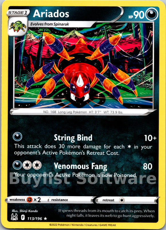 Ariados (113/196) [Sword & Shield: Lost Origin]