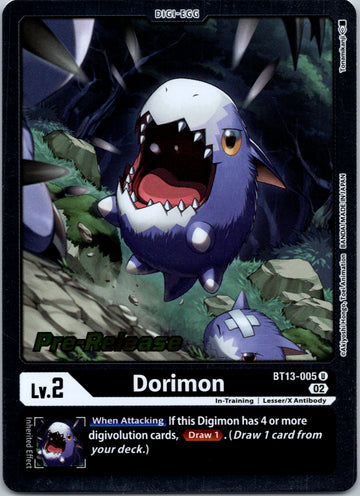 Dorimon [BT13-005] [Versus Royal Knight Pre-Release Cards] Foil