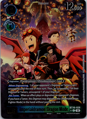Imperialdramon: Dragon Mode (Alternate Art) [BT16-028-R] [Beginning Observer] Foil