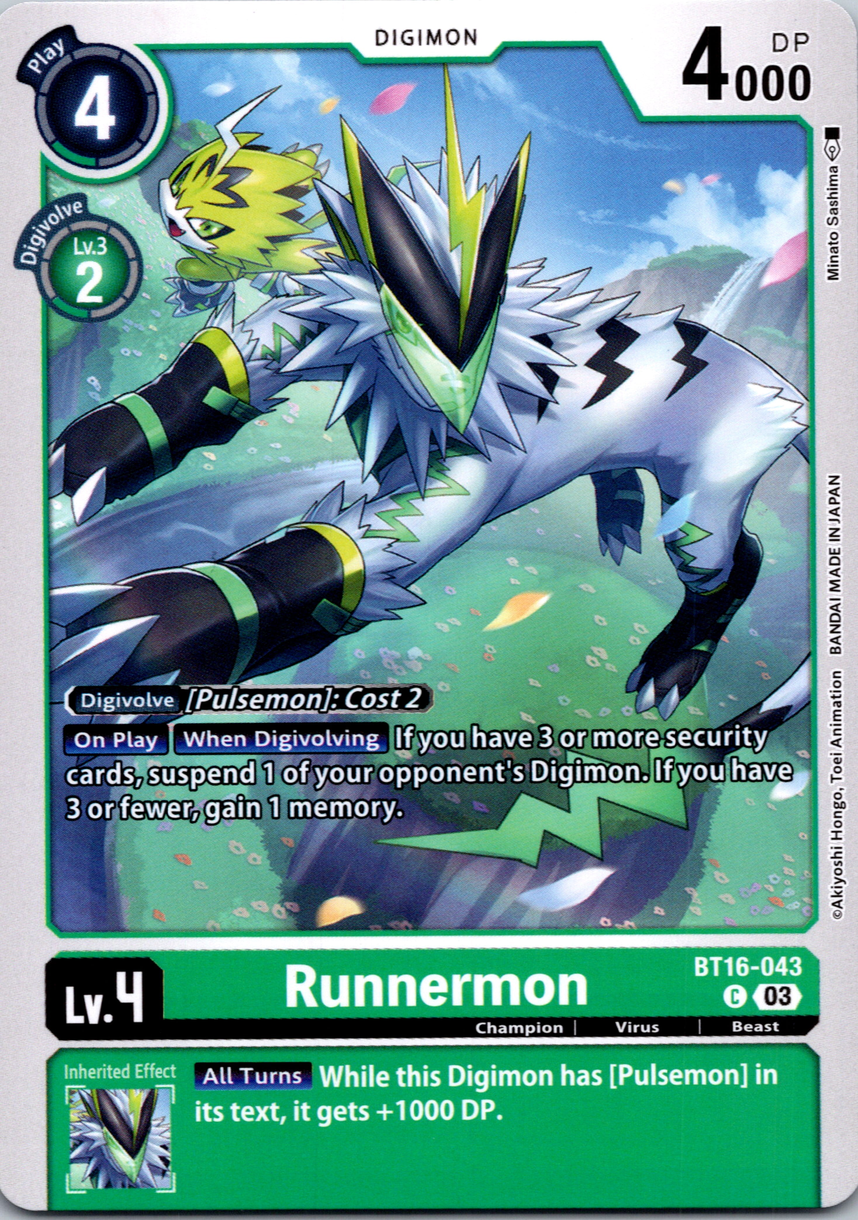 Runnermon [BT16-043-C] [Beginning Observer] Normal