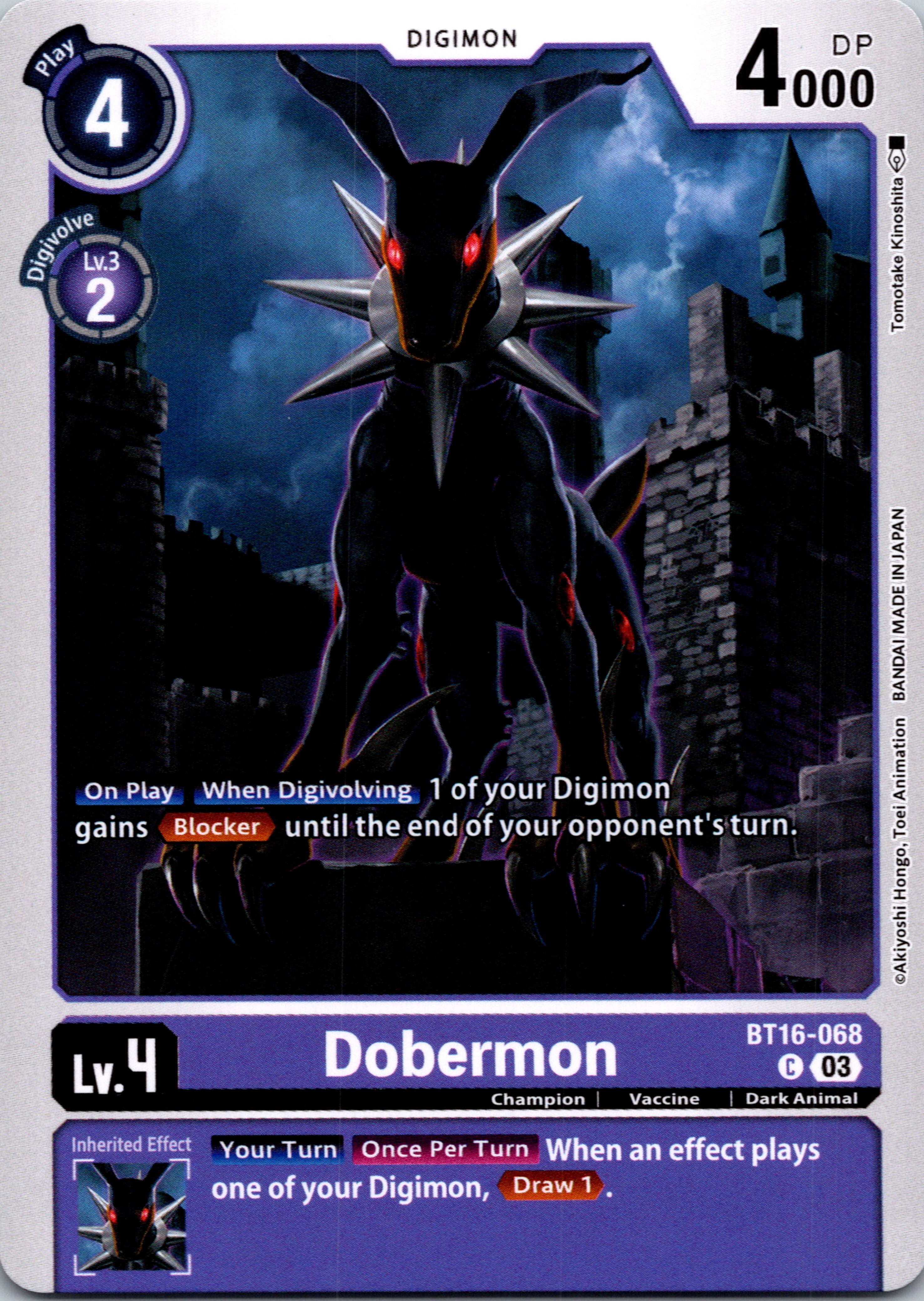 Dobermon [BT16-068-C] [Beginning Observer] Normal