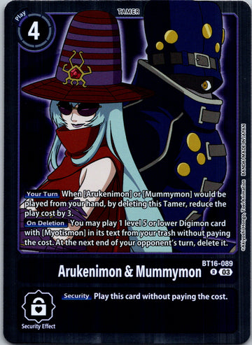 Arukenimon & Mummymon [BT16-089-R] [Beginning Observer] Foil