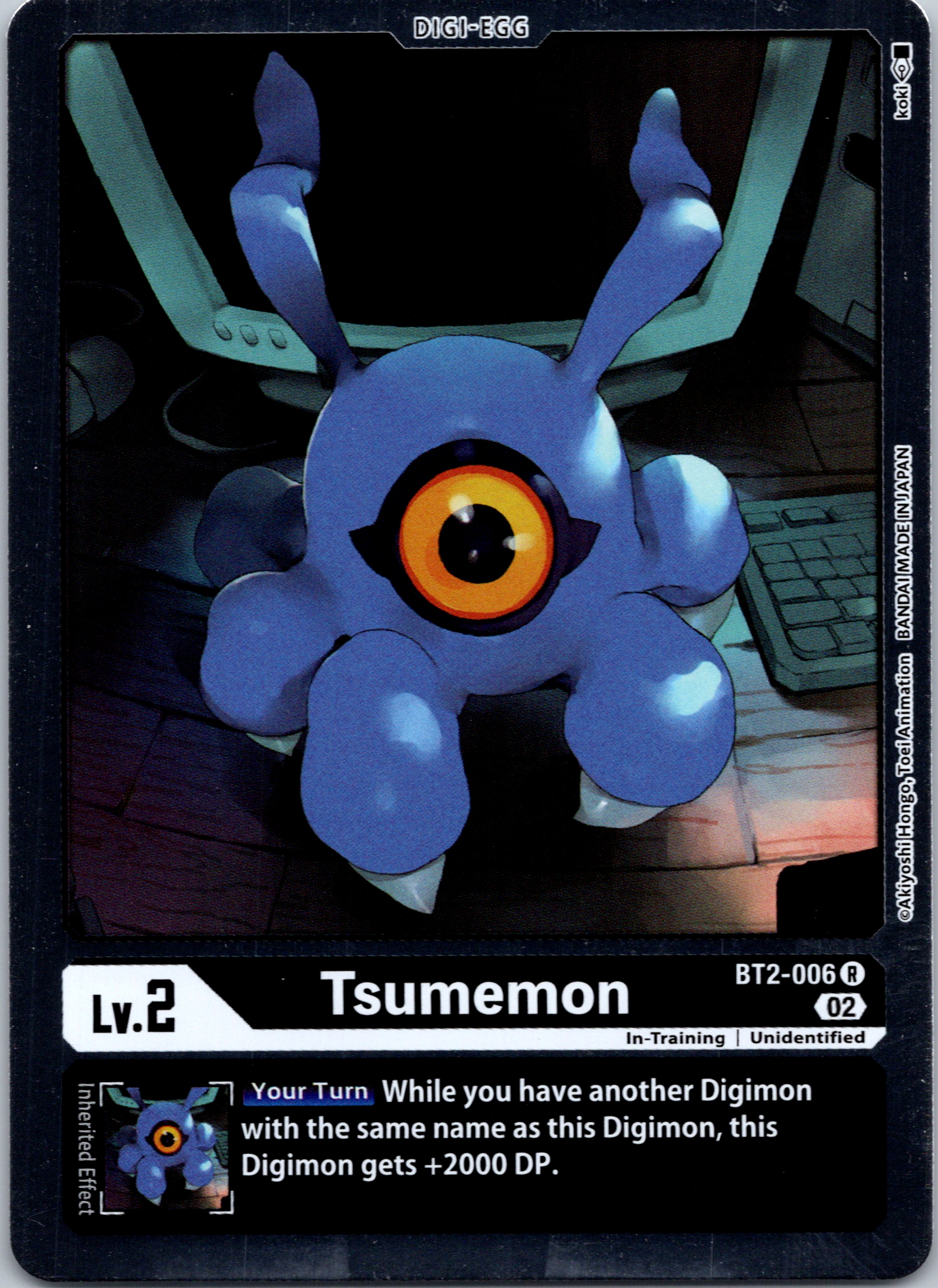 Tsumemon (Resurgence Booster Reprint) [BT2-006] [Resurgence Booster] Foil