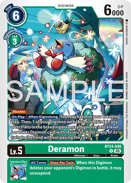 Deramon [BT24-048] [Time Stranger] Foil