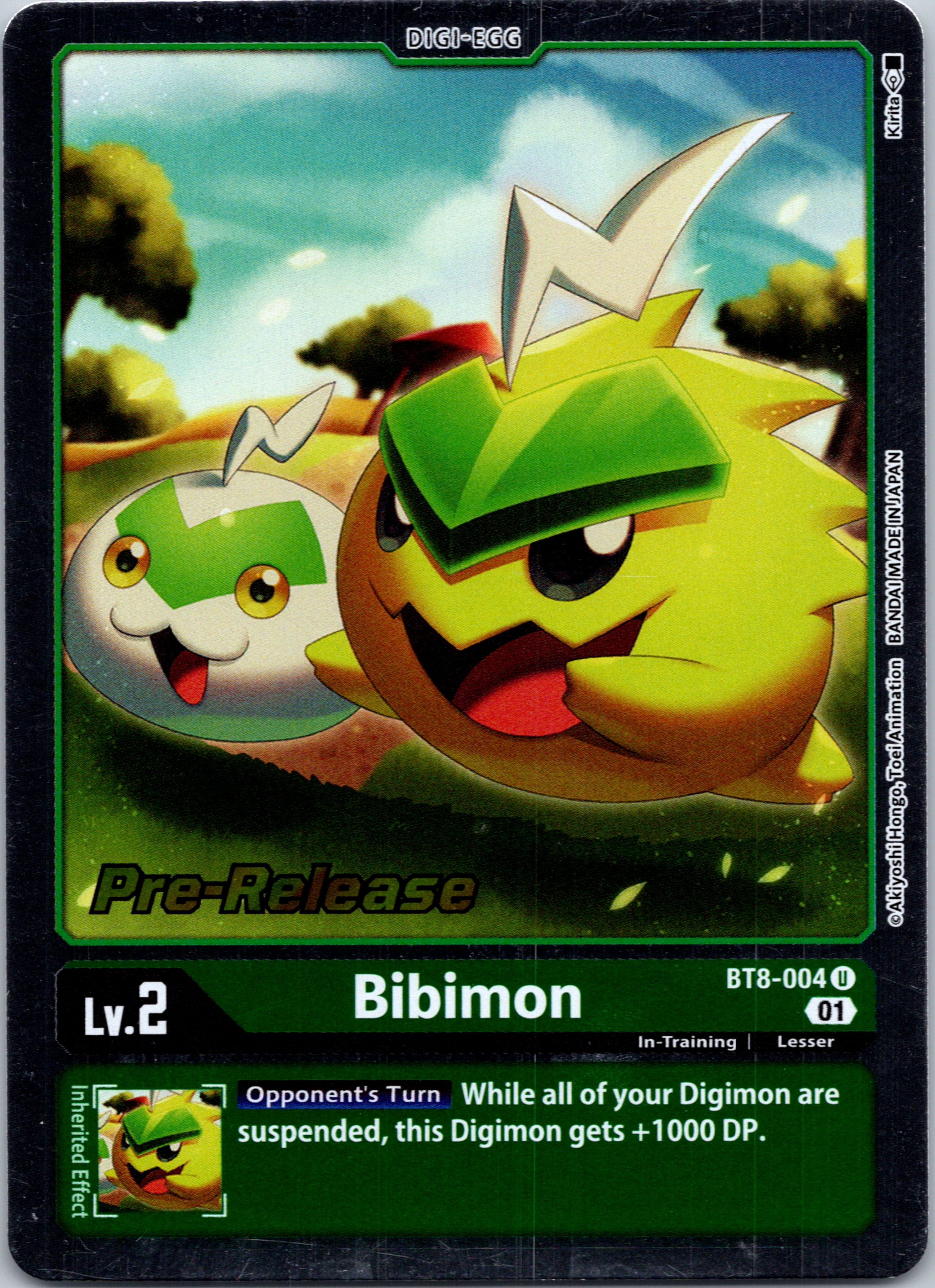 Bibimon [BT8-004] [New Awakening Pre-Release Cards] Foil