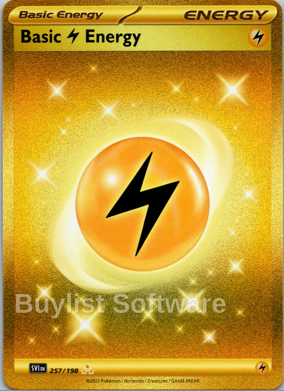 Basic Lightning Energy - 257/198 [257] - (SV01 Scarlet & Violet Base Set) Holofoil