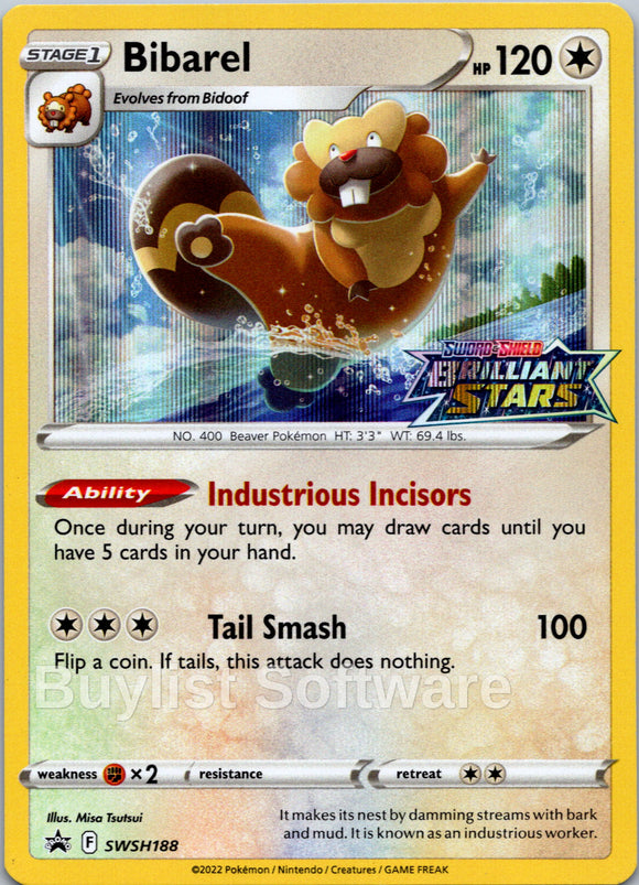 Bibarel [SWSH188] [Sword & Shield Promo Cards] Holofoil