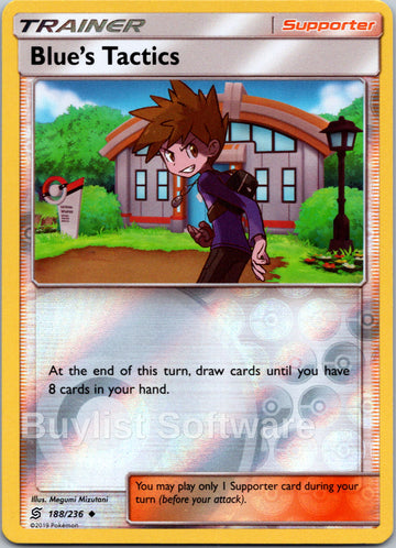 Blue's Tactics [188/236] [Unified Minds] Reverse Holofoil
