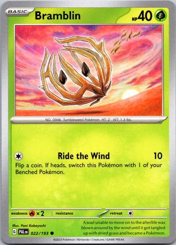 Bramblin - 022/193 [022/193] [Paldea Evolved]