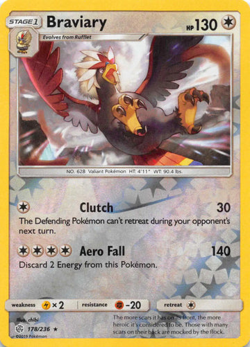 Braviary [178/236] [Cosmic Eclipse] Reverse Holofoil