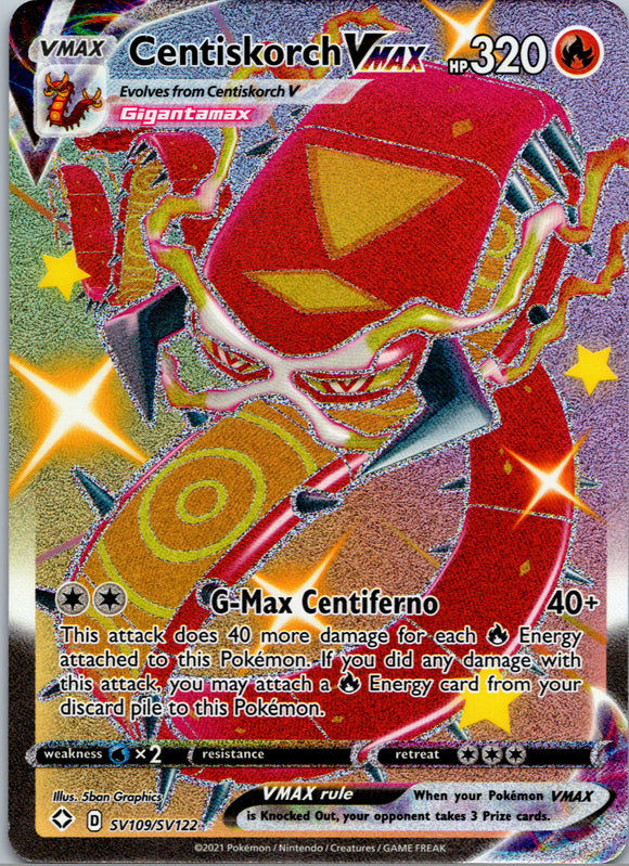 Centiskorch VMAX [SV109/SV122] [Shining Fates: Shiny Vault] Holofoil