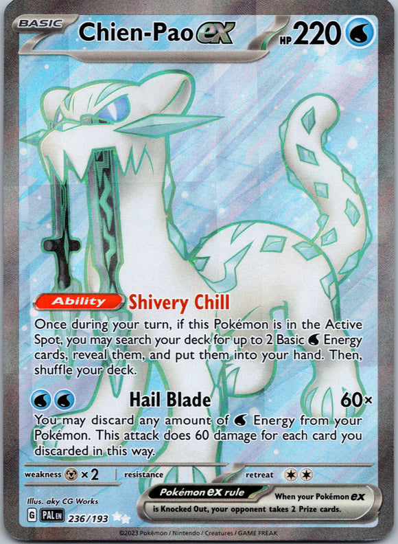 Chien-Pao ex [236/193] [Paldea Evolved] Holofoil