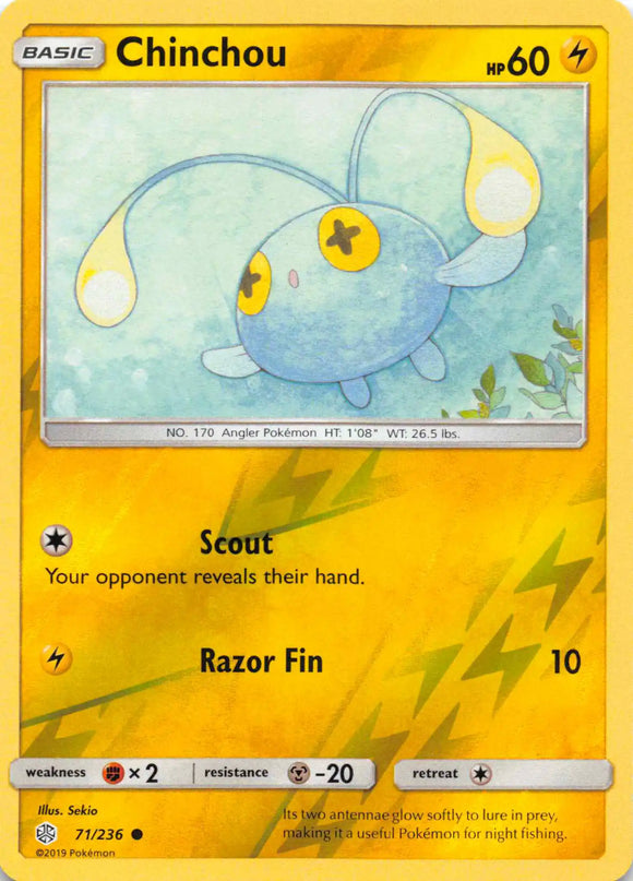 Chinchou [71/236] [Cosmic Eclipse] Reverse Holofoil