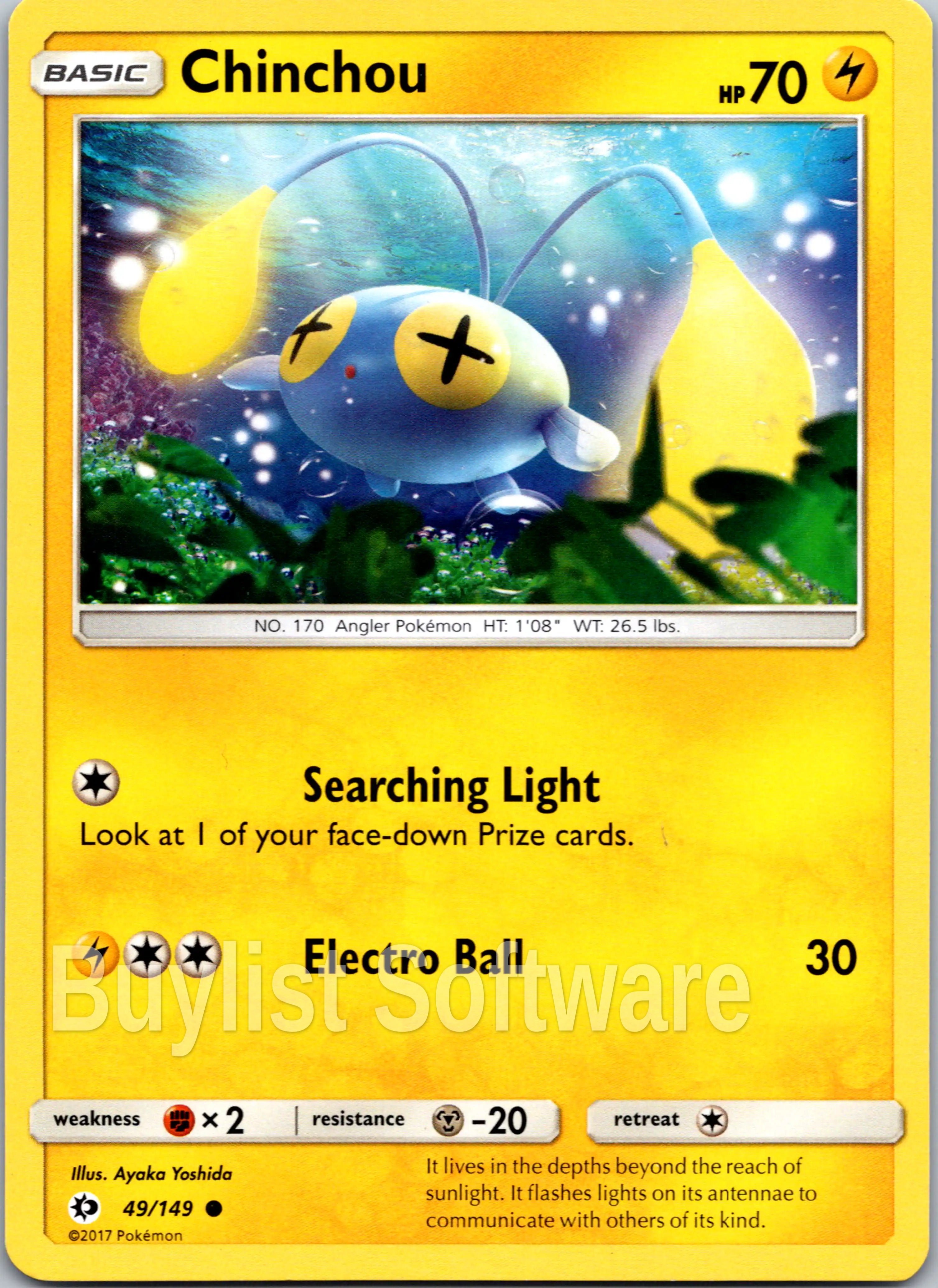 Chinchou [49/149] [Sun & Moon Base Set]