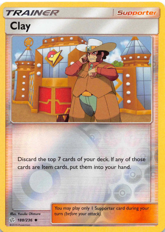 Clay [188/236] [Cosmic Eclipse] Reverse Holofoil