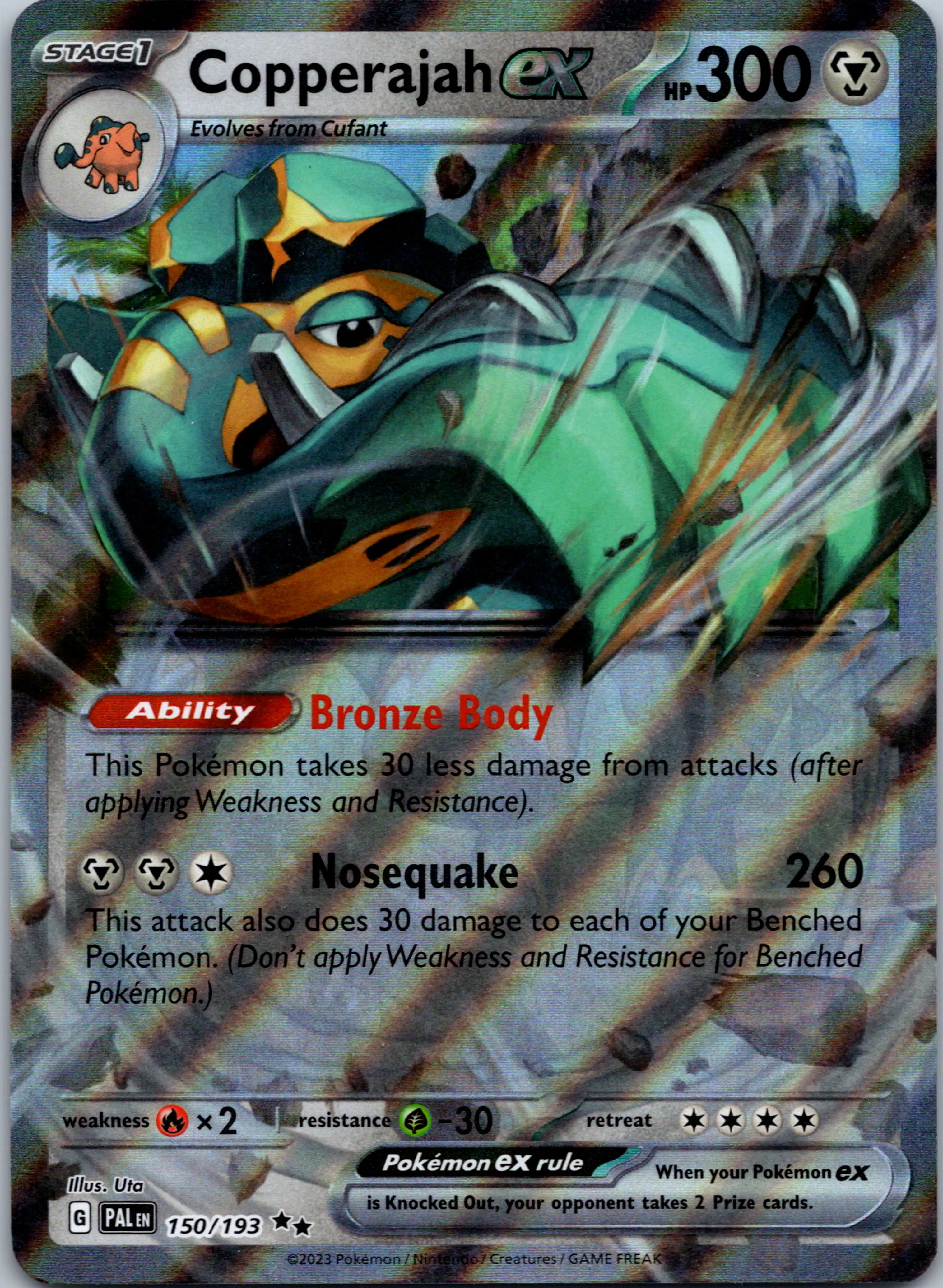 Copperajah ex [150/193] [Paldea Evolved] Holofoil