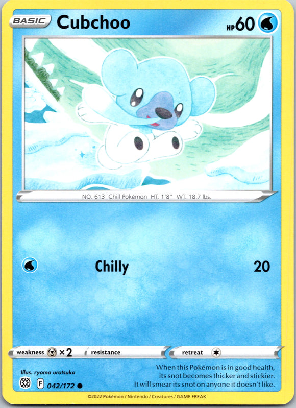 Cubchoo [042/172] [Brilliant Stars] Reverse Holofoil