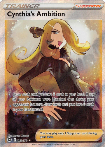 Cynthia's Ambition (Full Art) [169/172] [Brilliant Stars] Holofoil
