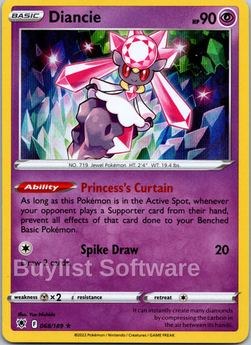 Diancie [068/189] [Astral Radiance] Holofoil