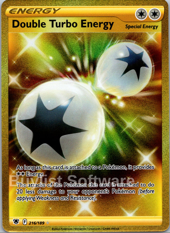 Double Turbo Energy [216/189] [Astral Radiance] Holofoil