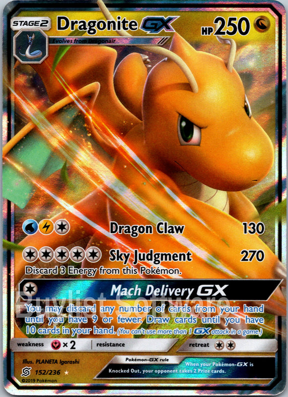 Dragonite GX [152/236] [Unified Minds] Holofoil