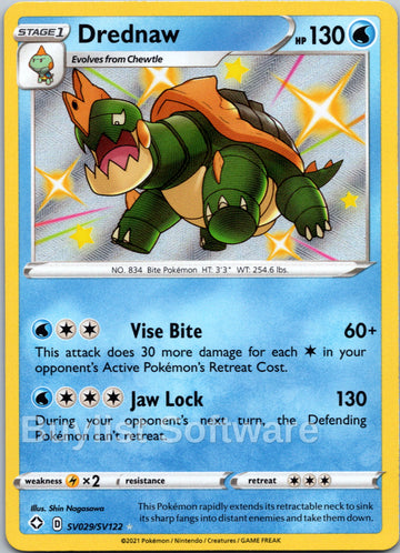 Drednaw [SV029/SV122] [Shining Fates: Shiny Vault] Holofoil