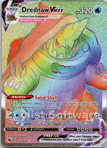 Drednaw VMAX (Secret) [075/073] [Champion's Path] Holofoil