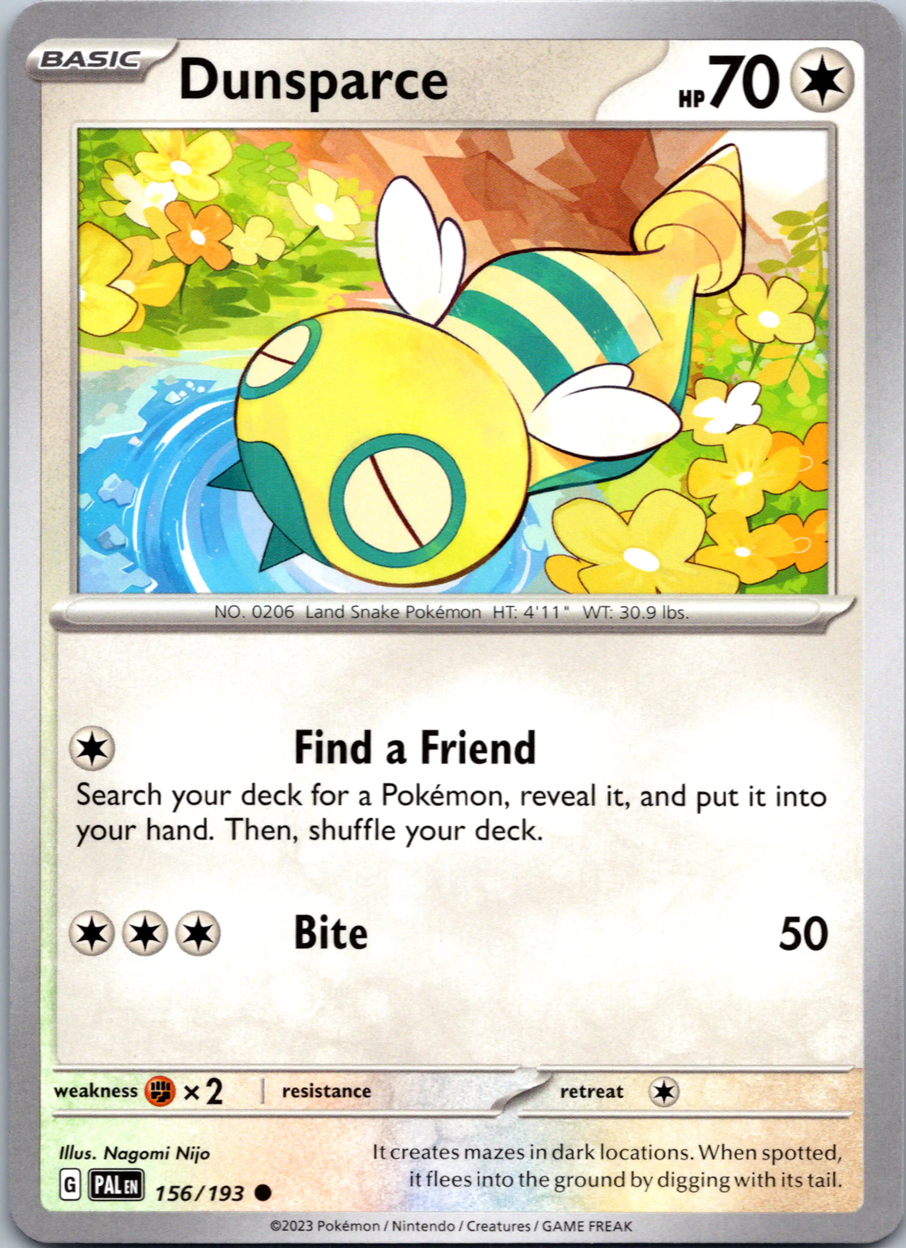 Dunsparce [156/193] [Paldea Evolved]