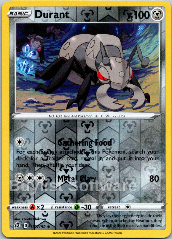 Durant [132/192] [Rebel Clash] Reverse Holofoil