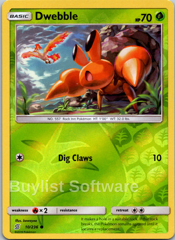 Dwebble [10/236] [Unified Minds] Reverse Holofoil