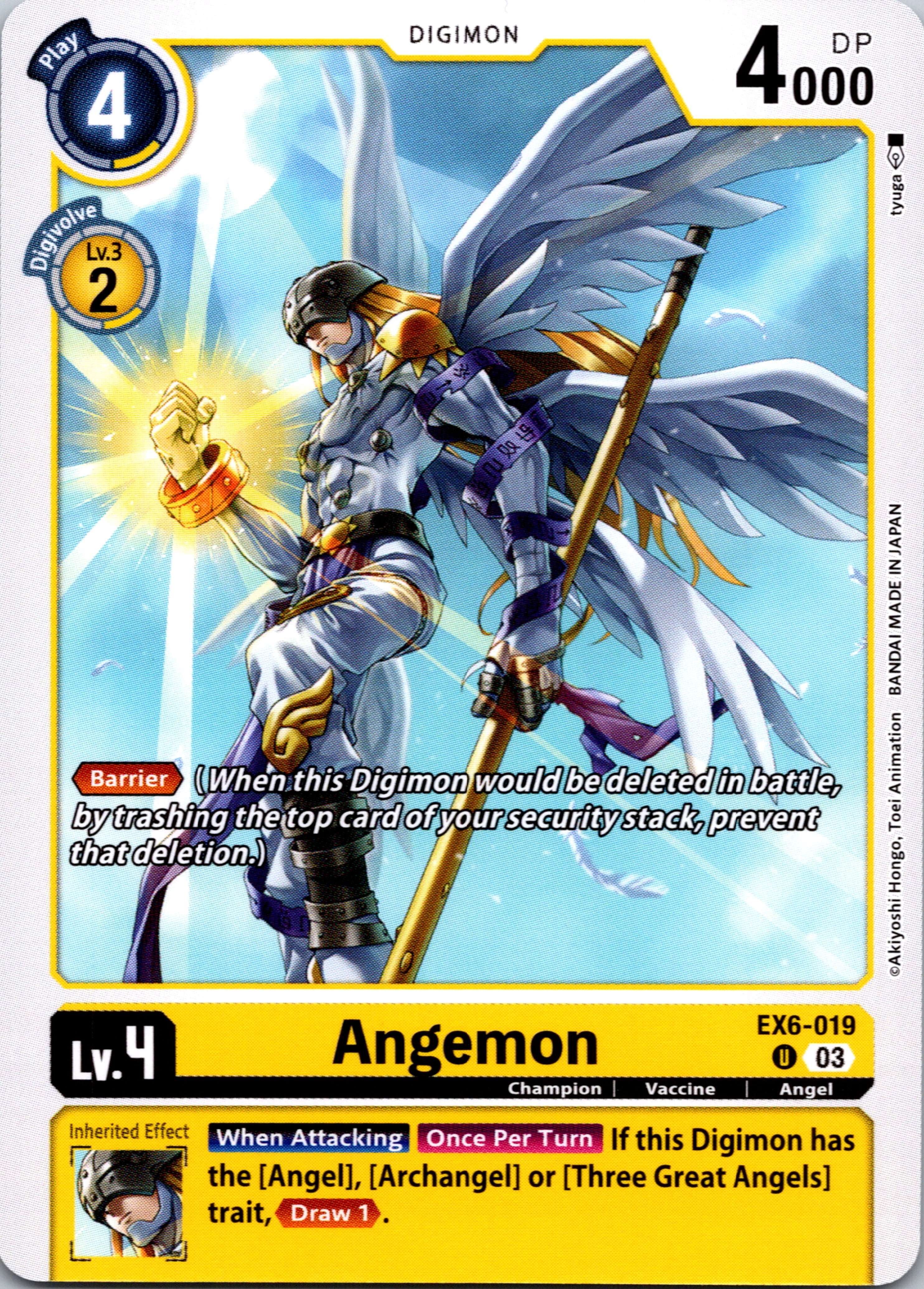 Angemon [EX6-019-U] [Infernal Ascension] Normal