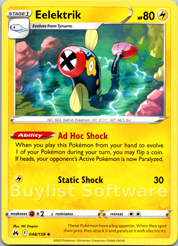 Eelektrik [048/159] [Crown Zenith] Reverse Holofoil